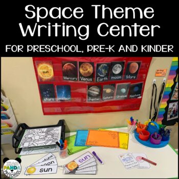 Preview of Outer Space Theme Writing Activities for Preschool and Kinder