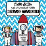 Space Themed Tags - Math