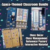 Space-Themed CLASSROOM POSTERS AND DECORATIONS BUNDLE!!! B