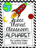 Space Themed Classroom Alphabet