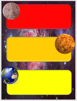 Preview of Space Themed Labels