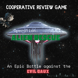 Space Themed Cooperative Review Game for any age and any subject!