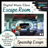 Space-Themed Digital Escape Room (MUSIC) | Ready-to-Play &