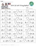 1st Grade Space Themed Missing Addend Worksheets and Game
