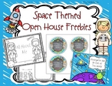 Space Themed Open House Freebies