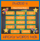 Space Themed Phase 4 Tricky Words Mat