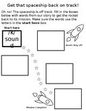 Space Themed Word Work Activity Sheets