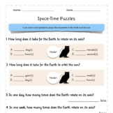 Space-Time Word Problems