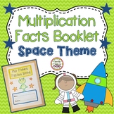 Multiplication Facts Booklet: Space Theme