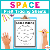 Space Tracing Worksheets For Preschool, PreK and Kindergarten