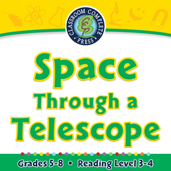 Preview of Space Travel & Technology: Space Through a Telescope - NOTEBOOK Gr. 5-8