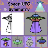 Space UFO Lines of Symmetry Drawing Activity - Fun End of 