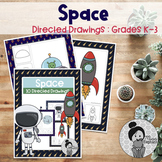 Space Unit Art Activities - Directed Drawing