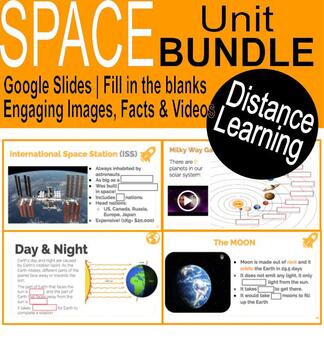 Preview of Space Unit BUNDLE | Google slides | Distance Learning