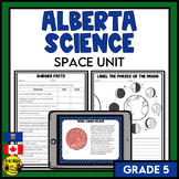 Space Unit Bundle for Alberta Grade 5 Science | Astronomy 