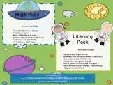 Space Unit: Math & Literacy Centers  Differentiation Friendly