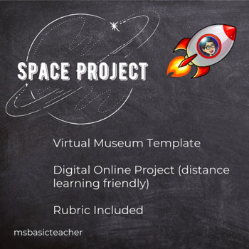 Preview of Space Unit Project (Online Learning Friendly)