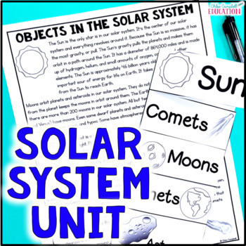 Preview of Space Unit - Solar System and Planets - Galaxies - Meteors - Comets BUNDLE
