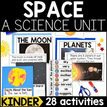 Preview of Space Activities | Outer Space Science Unit: All About the Sun, Moon, and Stars