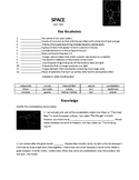 Space Unit Test, Canadian Curriculum Grade 6