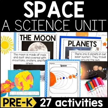 Preview of PreK Space Unit | All About the Sun, Moon, & Stars | Planets of the Solar System