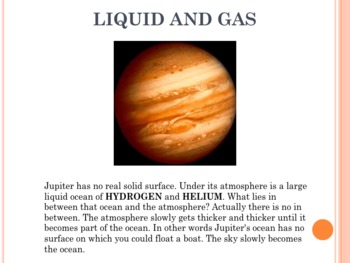 Preview of Space Vol. 6 - Jupiter and Saturn - PowerPoint Presentation Slideshow
