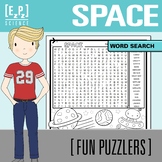 Space Word Search Activity | Science Word Find Puzzle for 