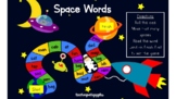 Space Words Game  All Vowels