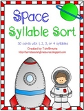 Space Words Syllable Sort