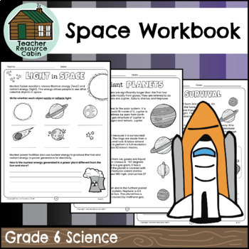 Preview of Space Workbook (Grade 6 Ontario Science)