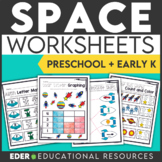 Space Worksheets for Preschool | Space Preschool Worksheet