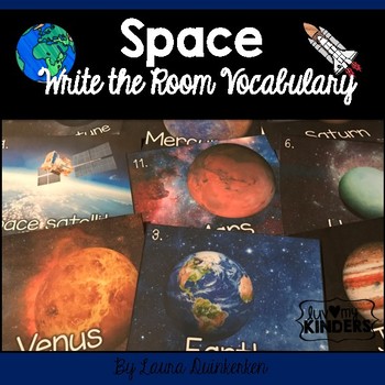 Preview of Space Write the Room Vocabulary