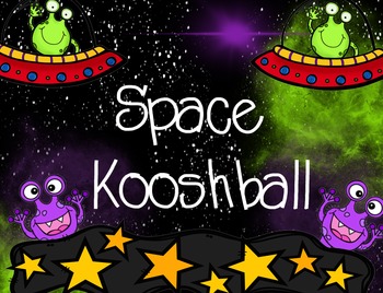 Preview of Space and Alien Kooshball Game  for SMARTboard
