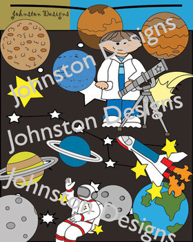 Preview of Space and Planet Clipart