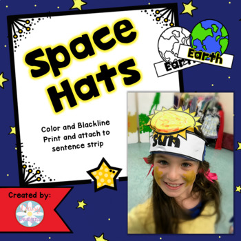 Preview of Space and Planets Hats