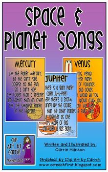 Preview of Space and Planets Songs