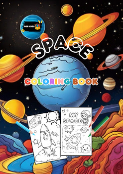 Preview of Space coloring book for kids