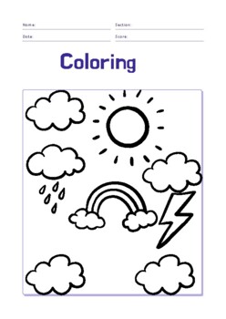 Preview of Space coloring worksheets