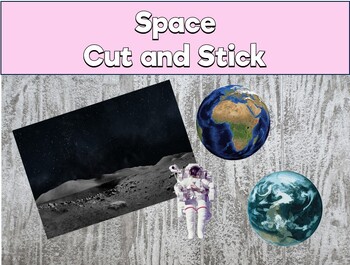 Preview of Space fine motor and scissor skills