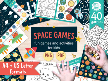 Preview of Space games and activities for kids