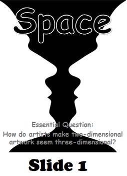 Elements of Art: Space Mini-Lesson Powerpoint by MyElementaryArts