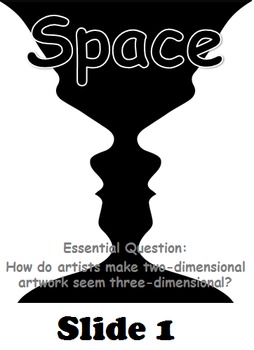 Preview of Elements of Art: Space Mini-Lesson Powerpoint
