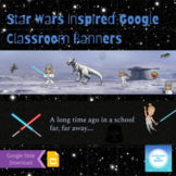 Space inspired Google Classroom Headers Banners
