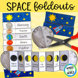 Space sequencing activity bundle - phases of the moon and 