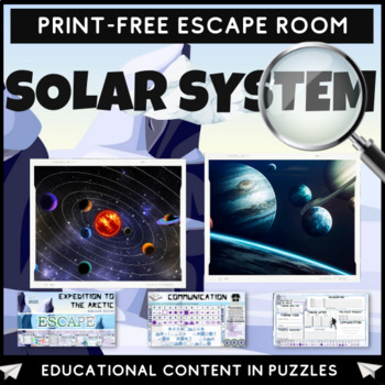 Preview of Space & the Solar System Quiz Escape Room
