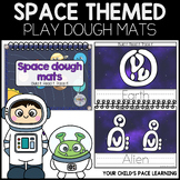 Space themed play dough mats | Build it, read it, trace it.