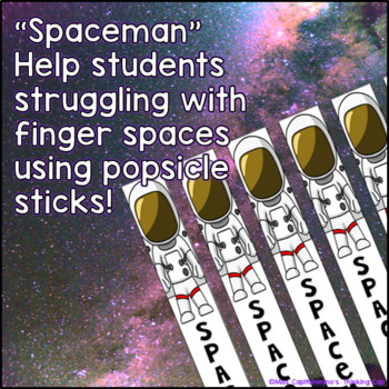 Preview of Spaceman Finger Spaces