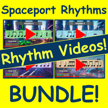 Preview of Spaceport Rhythm Videos BUNDLE