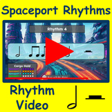 Spaceport Rhythms 2 (half note, half rest)