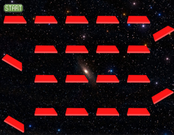 Preview of Spaceship Math Fluency Game (Mixed Addition and Subtraction up to 15)